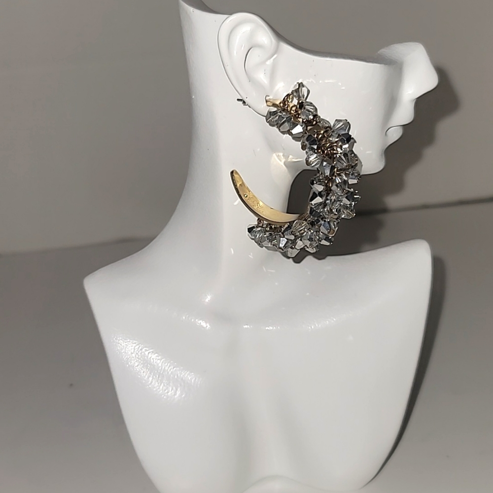 Rhinestone Hoops